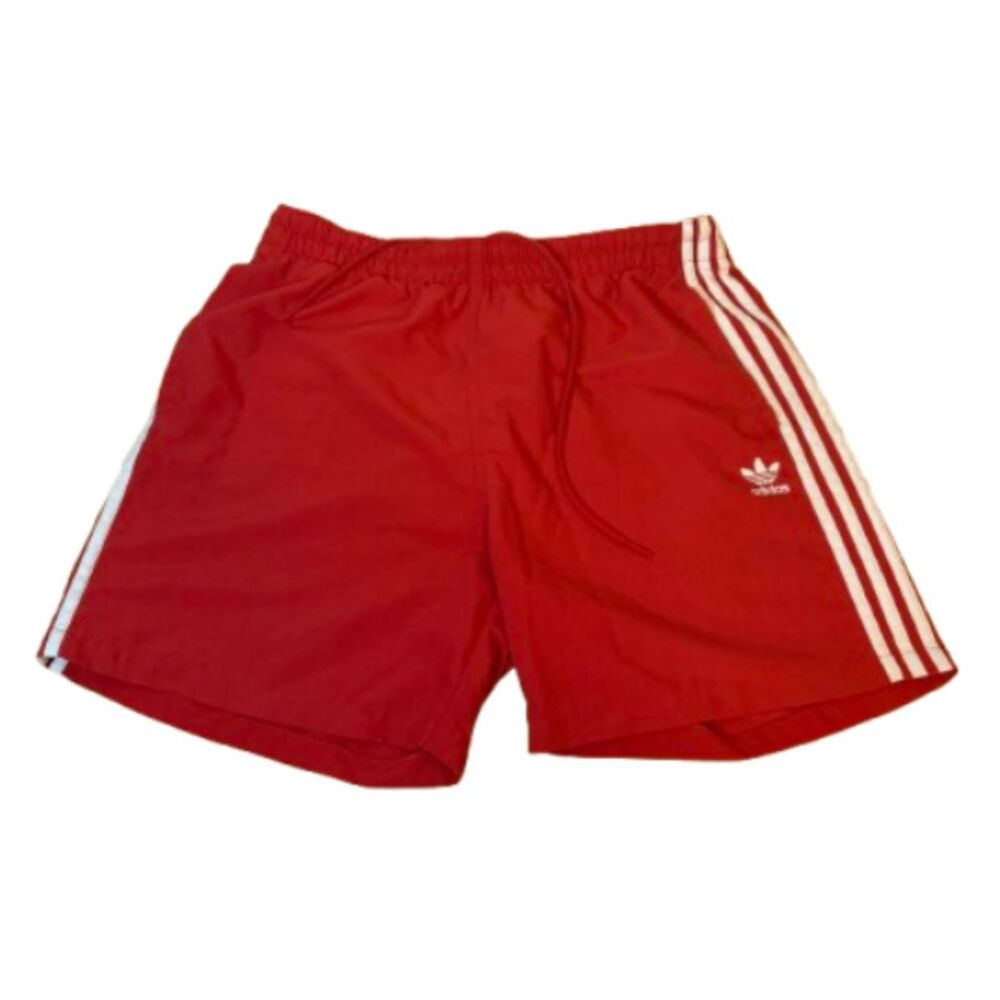 Adidas Originals 3 Stripe Swim Shorts Mens Large Trefoil Board Shorts Swim Trunk